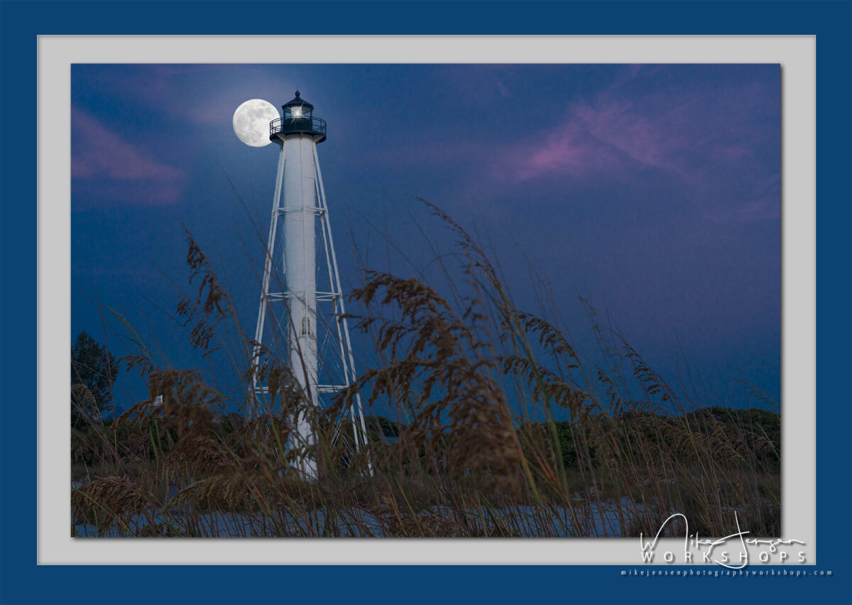 Moonrise Over Gasparilla Island - Fine Art Photography By Mike Jensen